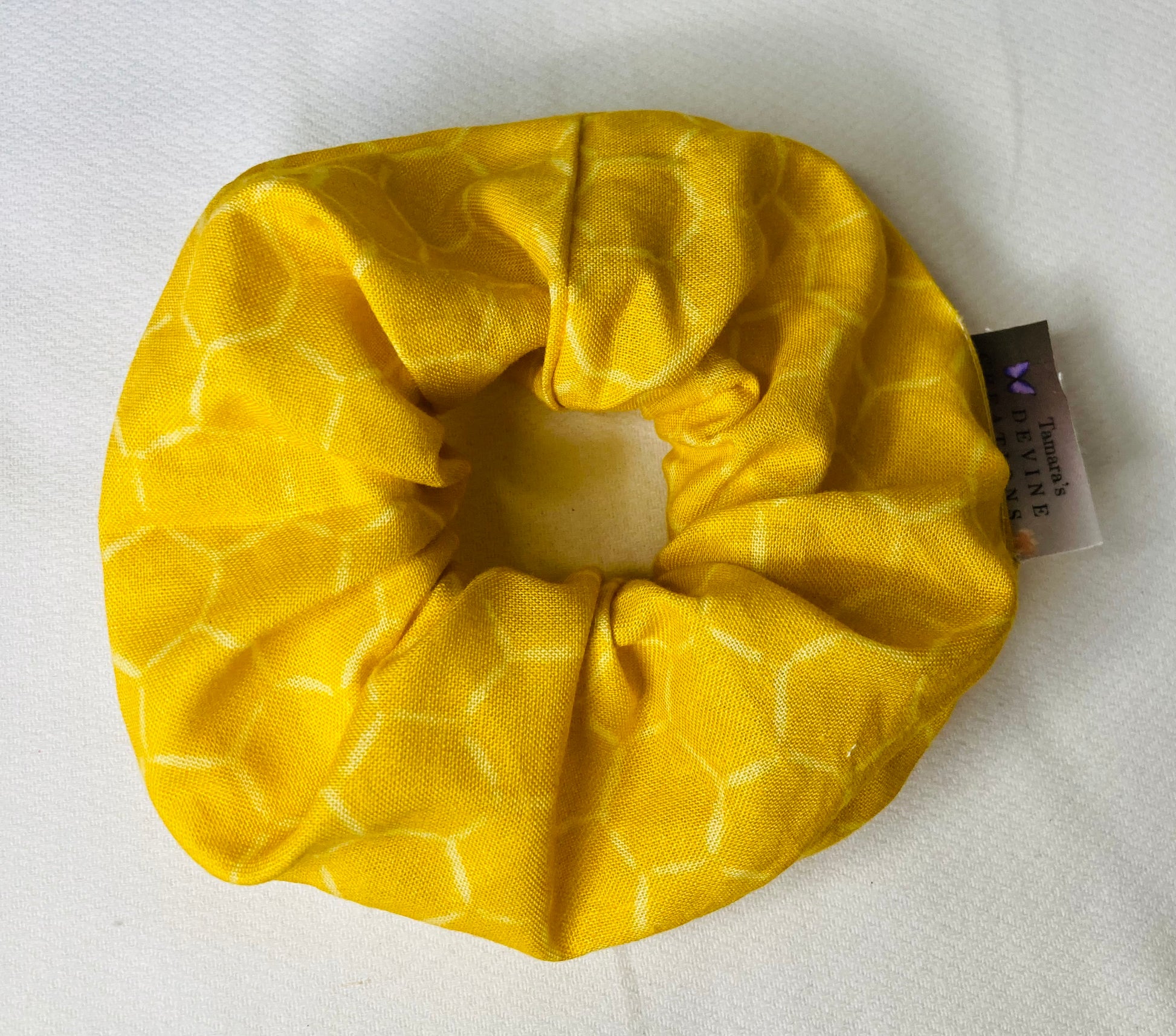 Beehive Gold Scrunchie